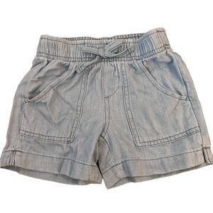 Girls Members Mark Pull On Cotton Shorts XS 4/5